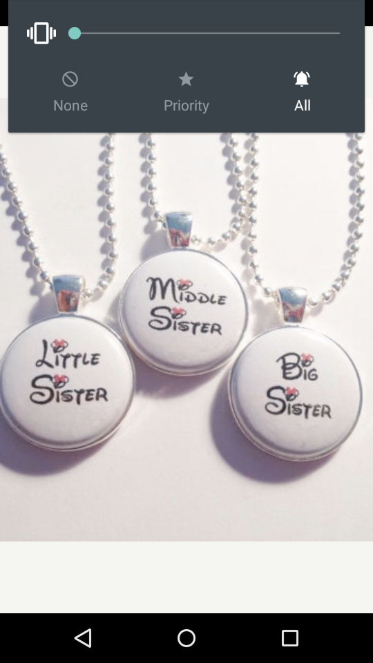 Big,middle, little sister necklaces
